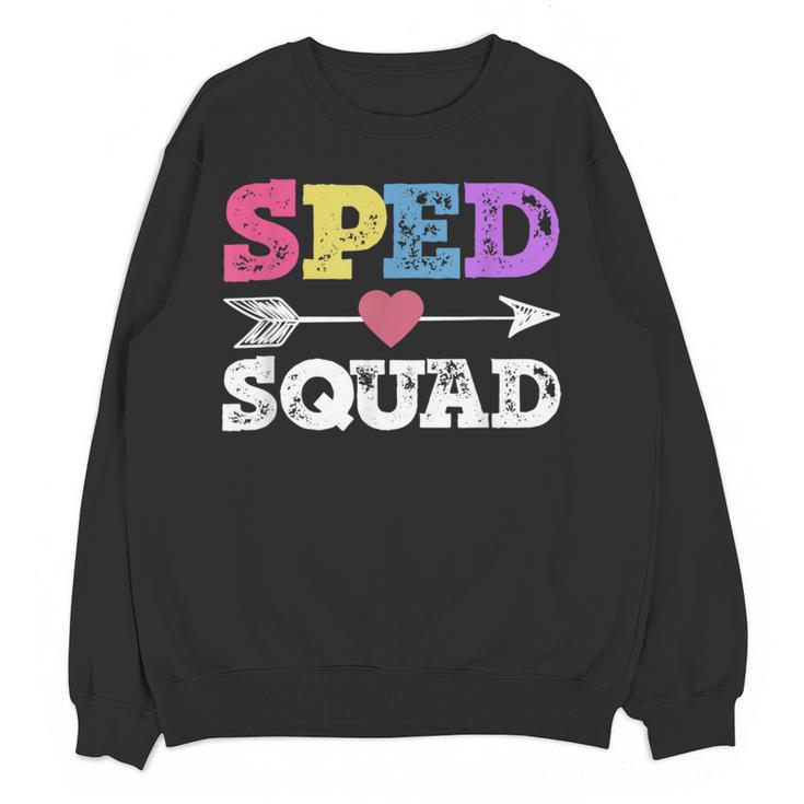 Special Education Squad Shirt SPED Squad Teacher's Day For Men Women Women Crewneck Sweatshirt, novelty gifts, funny gifts