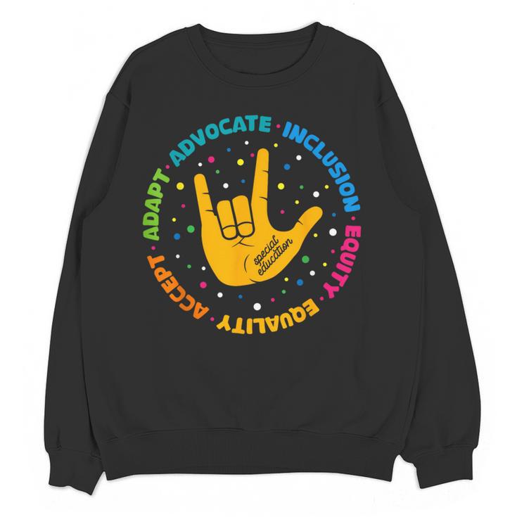 Special Education Teacher Inspirational SPED Teachers Autism Women Crewneck Sweatshirt, novelty gifts, funny gifts