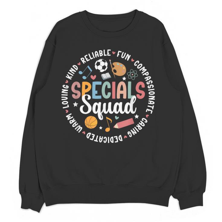 Specials Squad Appreciation Specials Team Specials Teacher Women Crewneck Sweatshirt, novelty gifts, funny gifts Specials Squad Appreciation Specials Team Specials Teacher Women Crewneck Sweatshirt, novelty gifts, funny gifts