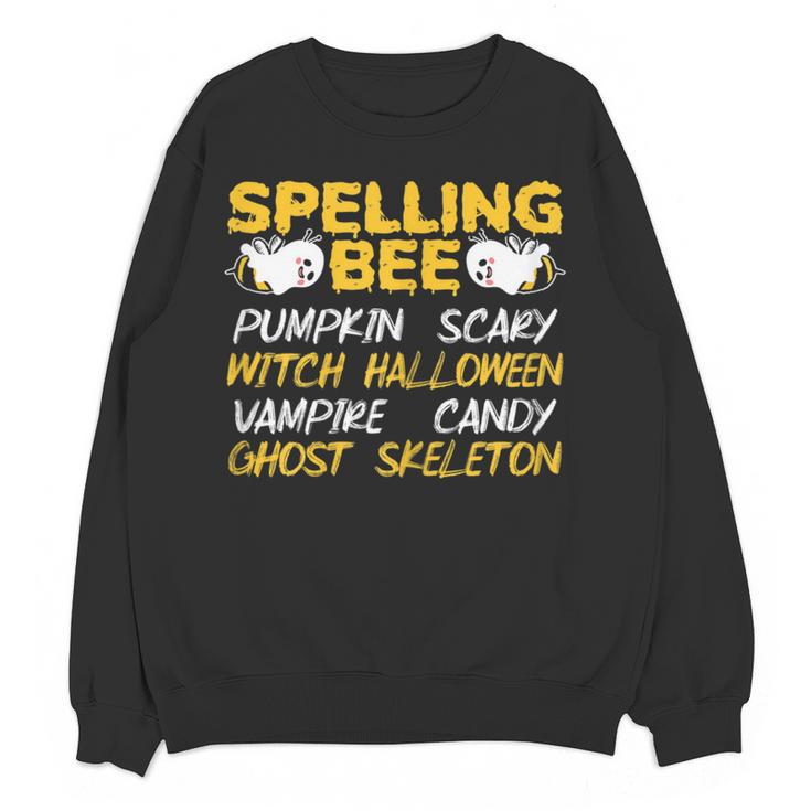 Spelling Bee Costume For a Halloween Teacher Pun Women Women Crewneck Sweatshirt, novelty gifts, funny gifts Spelling Bee Costume For a Halloween Teacher Pun Women Women Crewneck Sweatshirt, novelty gifts, funny gifts