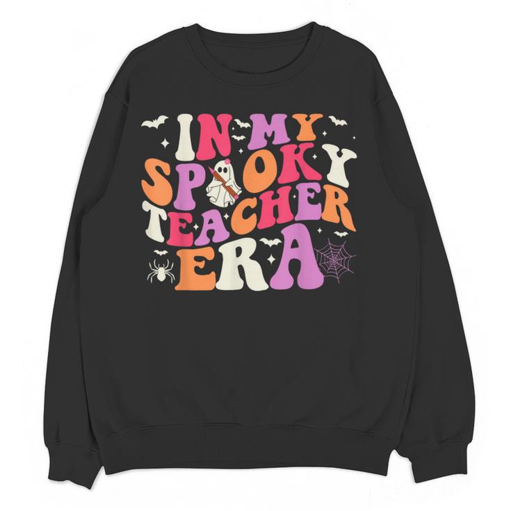 In My Spooky Teacher Era Halloween Teacher Back To School Women Crewneck Sweatshirt, novelty gifts, funny gifts In My Spooky Teacher Era Halloween Teacher Back To School Women Crewneck Sweatshirt, novelty gifts, funny gifts