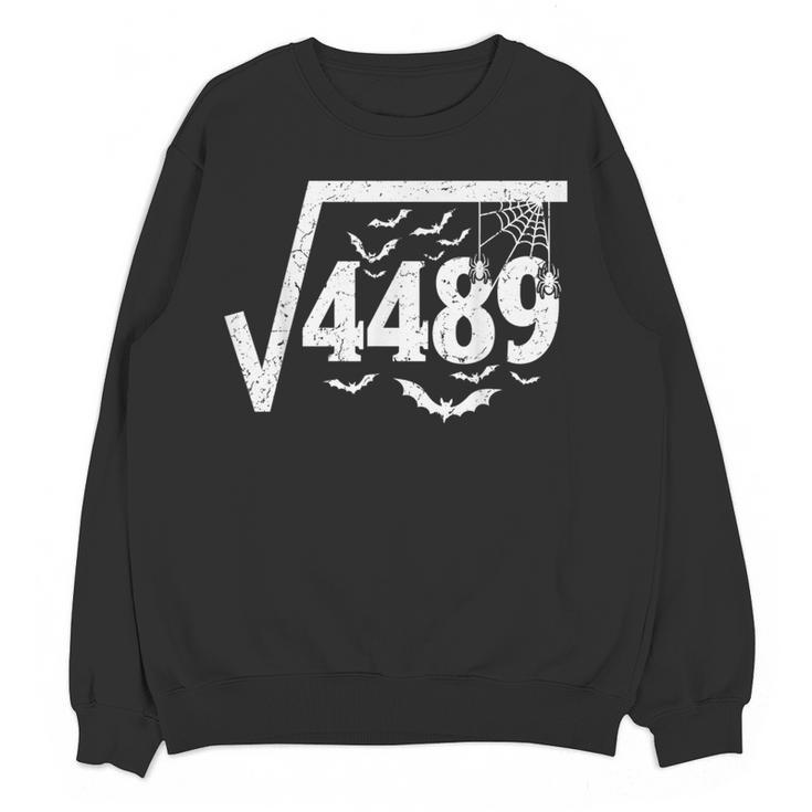 Square Root 4489 Halloween Meme 67 Math Teacher Women Crewneck Sweatshirt, novelty gifts, funny gifts Square Root 4489 Halloween Meme 67 Math Teacher Women Crewneck Sweatshirt, novelty gifts, funny gifts