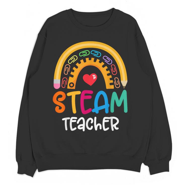 STEAM Teacher Squad Team Crew Back To School STEM Special Women Crewneck Sweatshirt, novelty gifts, funny gifts STEAM Teacher Squad Team Crew Back To School STEM Special Women Crewneck Sweatshirt, novelty gifts, funny gifts