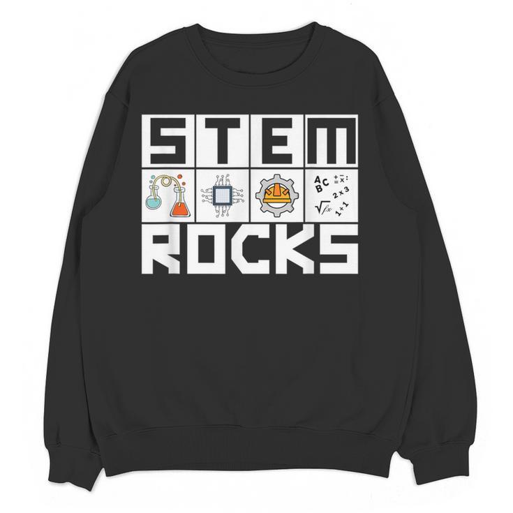 STEM Rocks Science Technology Engineering Math STEM Teacher Women Crewneck Sweatshirt, novelty gifts, funny gifts STEM Rocks Science Technology Engineering Math STEM Teacher Women Crewneck Sweatshirt, novelty gifts, funny gifts