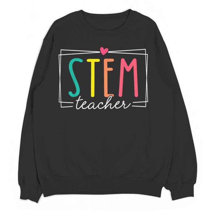 STEM Teacher Science Appreciation Women Back To School Women Crewneck Sweatshirt, novelty gifts, funny gifts STEM Teacher Science Appreciation Women Back To School Women Crewneck Sweatshirt, novelty gifts, funny gifts