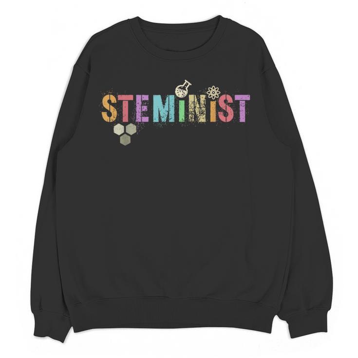 STEMINIST Technology Student STEM Teacher Women Engineering Women Crewneck Sweatshirt, novelty gifts, funny gifts STEMINIST Technology Student STEM Teacher Women Engineering Women Crewneck Sweatshirt, novelty gifts, funny gifts