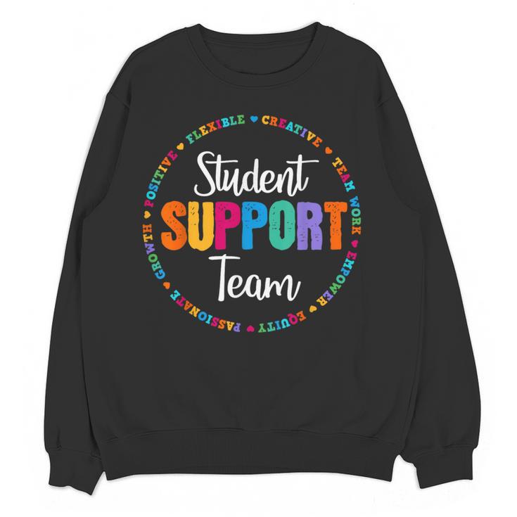 Student Support Team Counselor Social Worker Teacher Crew Women Crewneck Sweatshirt, novelty gifts, funny gifts Student Support Team Counselor Social Worker Teacher Crew Women Crewneck Sweatshirt, novelty gifts, funny gifts