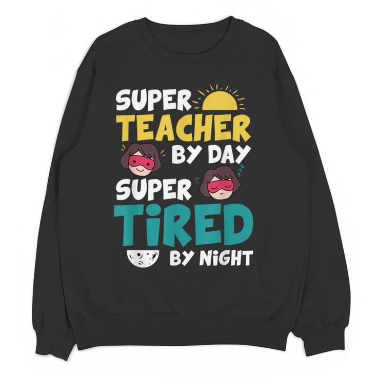 Super Hero Teacher Superheroes Women Crewneck Sweatshirt, novelty gifts, funny gifts Super Hero Teacher Superheroes Women Crewneck Sweatshirt, novelty gifts, funny gifts