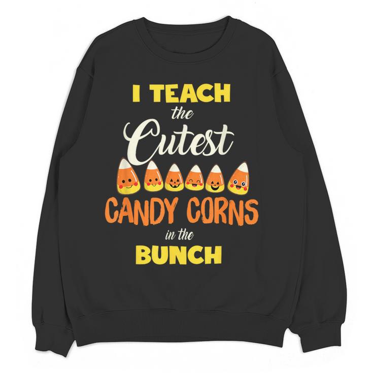 I Teach The Cutest Candy Corn In The Patch Teacher Halloween Women Crewneck Sweatshirt, novelty gifts, funny gifts I Teach The Cutest Candy Corn In The Patch Teacher Halloween Women Crewneck Sweatshirt, novelty gifts, funny gifts