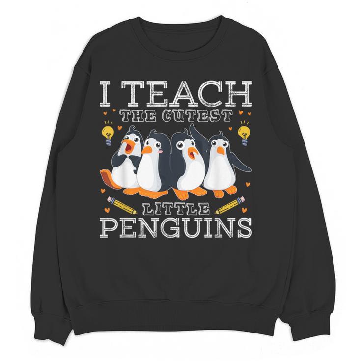 I Teach The Cutest Little Penguins Cute School Teacher Tee Women Crewneck Sweatshirt, novelty gifts, funny gifts I Teach The Cutest Little Penguins Cute School Teacher Tee Women Crewneck Sweatshirt, novelty gifts, funny gifts
