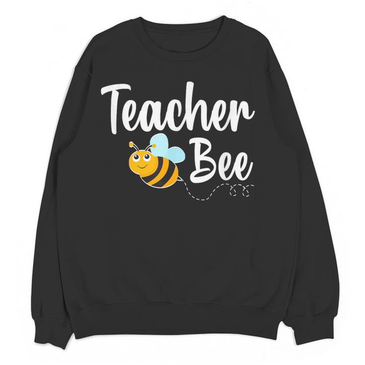 Teacher Bee Bumblebee Back To School Women Crewneck Sweatshirt, novelty gifts, funny gifts Teacher Bee Bumblebee Back To School Women Crewneck Sweatshirt, novelty gifts, funny gifts
