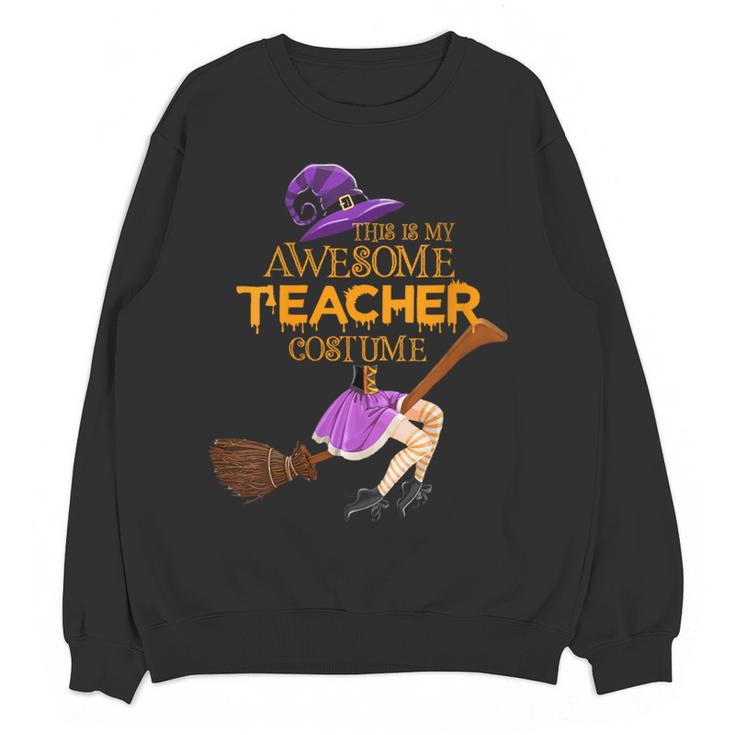 This Is My Teacher Costume Halloween Family Matching Group Women Crewneck Sweatshirt, novelty gifts, funny gifts This Is My Teacher Costume Halloween Family Matching Group Women Crewneck Sweatshirt, novelty gifts, funny gifts