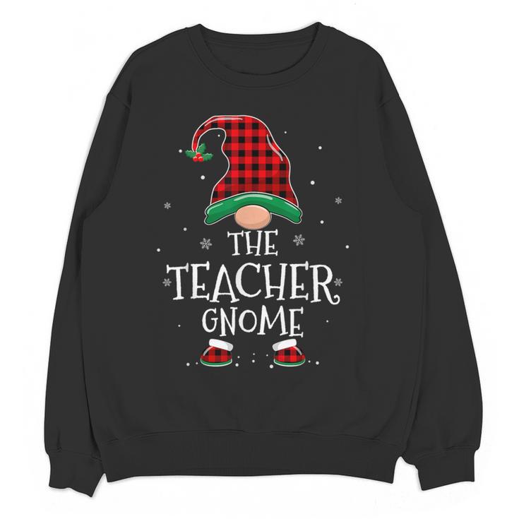 Teacher Gnome Xmas Family Matching Plaid Christmas Gnomes Women Crewneck Sweatshirt, novelty gifts, funny gifts Teacher Gnome Xmas Family Matching Plaid Christmas Gnomes Women Crewneck Sweatshirt, novelty gifts, funny gifts