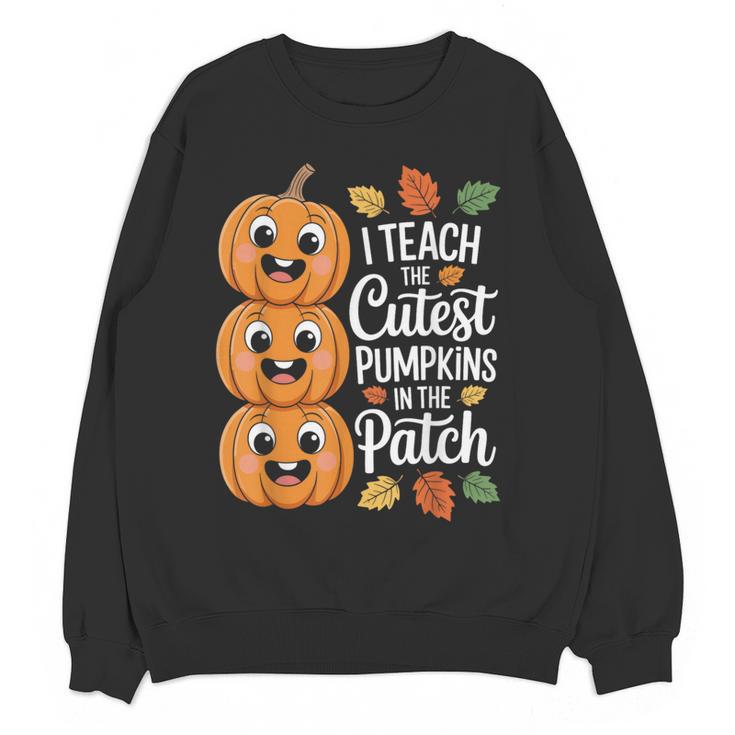 Teacher Halloween Tshirts I Teach The Cutest Pumpkins Women Crewneck Sweatshirt, novelty gifts, funny gifts Teacher Halloween Tshirts I Teach The Cutest Pumpkins Women Crewneck Sweatshirt, novelty gifts, funny gifts