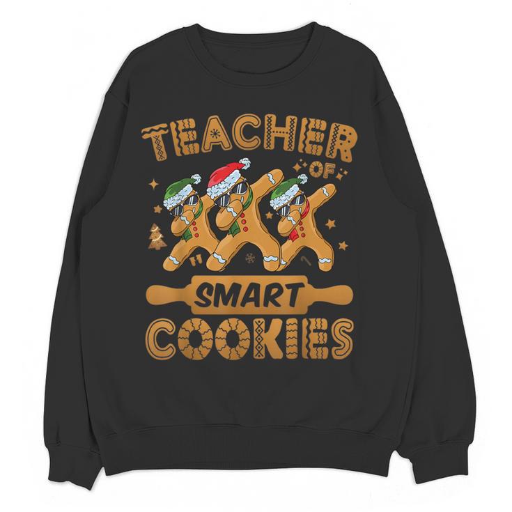 Teacher Of Smart Cookies Gingerbread Christmas Teacher Women Crewneck Sweatshirt, novelty gifts, funny gifts Teacher Of Smart Cookies Gingerbread Christmas Teacher Women Crewneck Sweatshirt, novelty gifts, funny gifts
