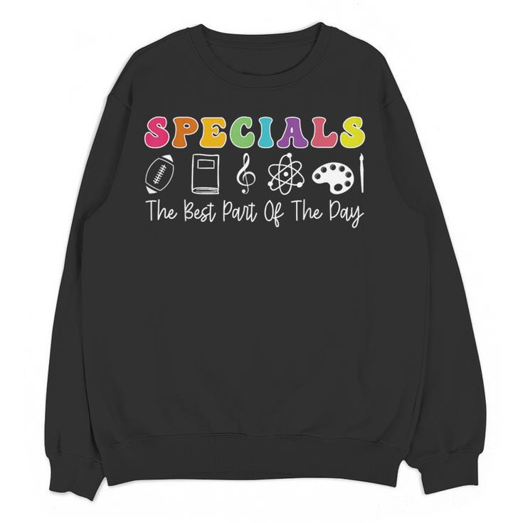 Teacher Specials The Best Part Of The Day Specials Squad Women Crewneck Sweatshirt, novelty gifts, funny gifts