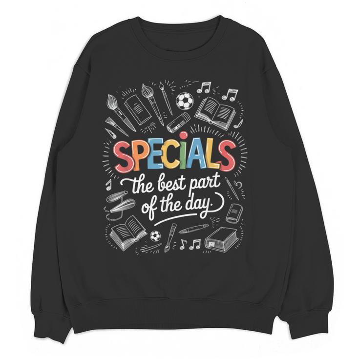 Teacher Specials The Best Part Of The Day Specials Squad Women Crewneck Sweatshirt, novelty gifts, funny gifts
