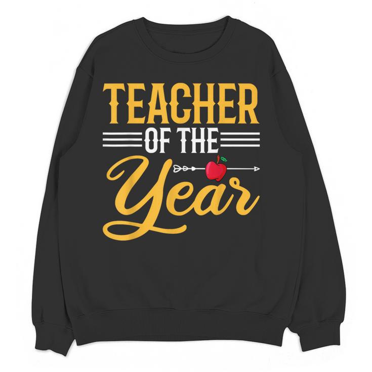 Teacher Of The Year Men Women Teachers Women Crewneck Sweatshirt, novelty gifts, funny gifts