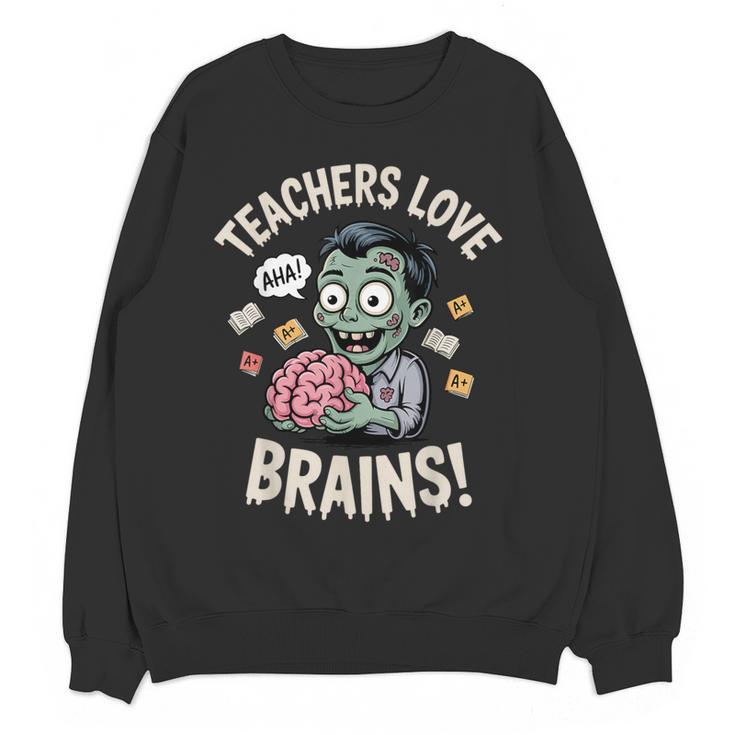 Teachers Love Brains Shirt Men Women Teacher Halloween Women Crewneck Sweatshirt, novelty gifts, funny gifts Teachers Love Brains Shirt Men Women Teacher Halloween Women Crewneck Sweatshirt, novelty gifts, funny gifts