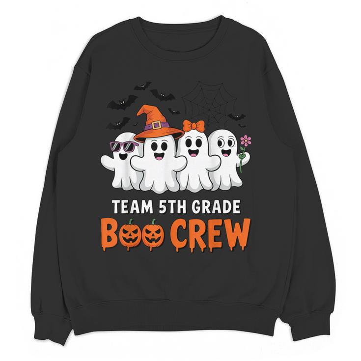 Team 5th Grade Boo Crew Halloween Teacher Student Costume Women Crewneck Sweatshirt, novelty gifts, funny gifts Team 5th Grade Boo Crew Halloween Teacher Student Costume Women Crewneck Sweatshirt, novelty gifts, funny gifts