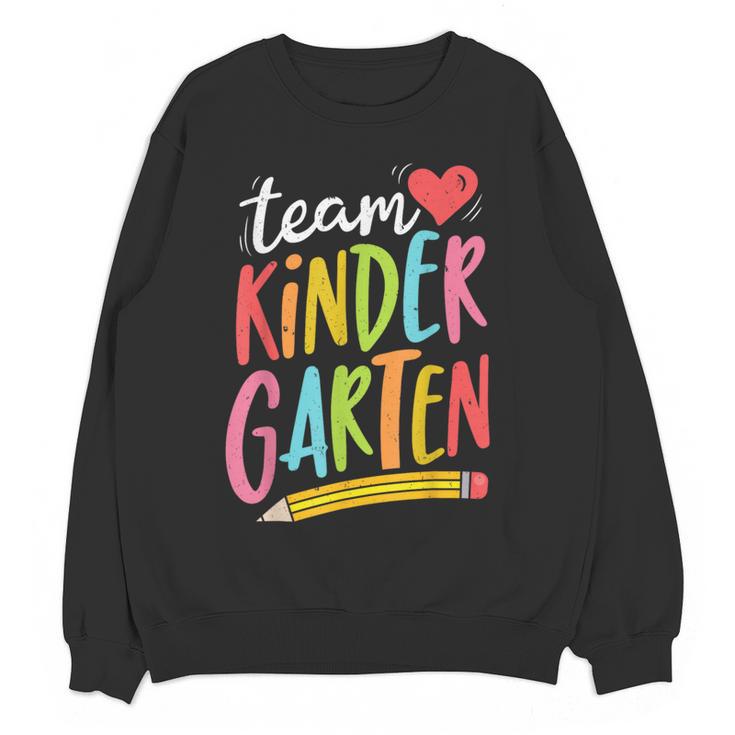 Team Kindergarten Teacher Student Back To School Women Crewneck Sweatshirt, novelty gifts, funny gifts Team Kindergarten Teacher Student Back To School Women Crewneck Sweatshirt, novelty gifts, funny gifts