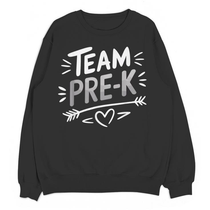 Team Pre K T Shirt Fun For Kids And Teachers Women Crewneck Sweatshirt, novelty gifts, funny gifts Team Pre K T Shirt Fun For Kids And Teachers Women Crewneck Sweatshirt, novelty gifts, funny gifts