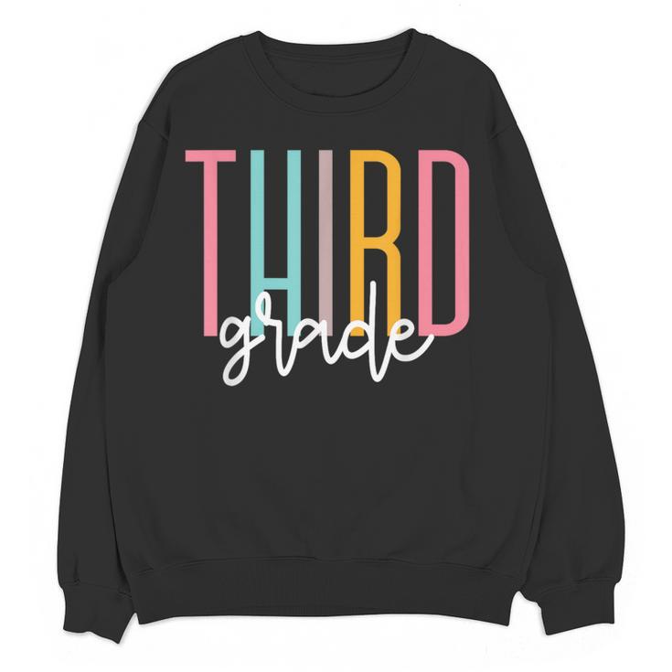 Third Grade Girls Boys Teacher Team 3rd Grade Squad Women Crewneck Sweatshirt, novelty gifts, funny gifts Third Grade Girls Boys Teacher Team 3rd Grade Squad Women Crewneck Sweatshirt, novelty gifts, funny gifts