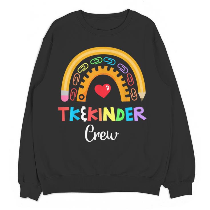 TK And Kinder Crew TK Teacher Transitional Kindergarten PreK Women Crewneck Sweatshirt, novelty gifts, funny gifts TK And Kinder Crew TK Teacher Transitional Kindergarten PreK Women Crewneck Sweatshirt, novelty gifts, funny gifts