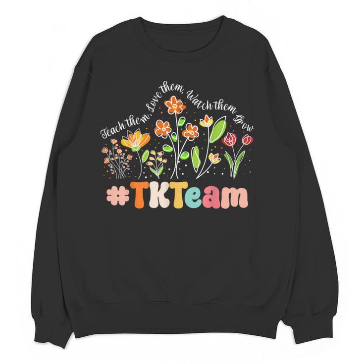 TK Team Appreciation Week Teacher Back To School Women Crewneck Sweatshirt, novelty gifts, funny gifts