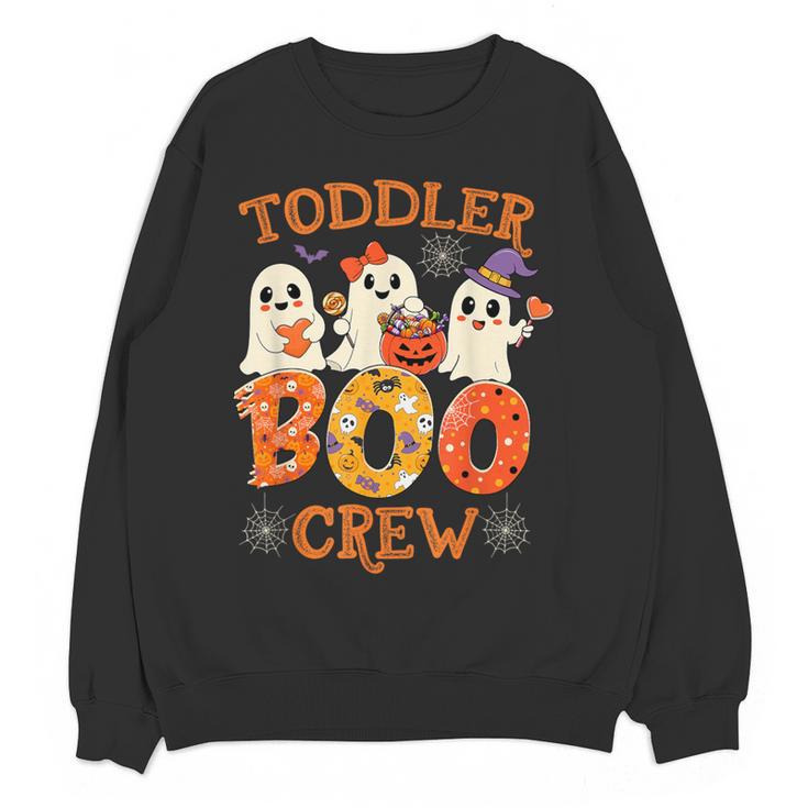 Toddler Boo Crew Halloween Costume For Teacher Kids Women Crewneck Sweatshirt, novelty gifts, funny gifts