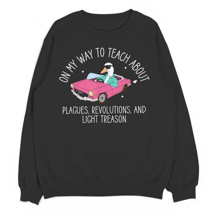 History Teacher Silly Goose Back To School Social Studies Women Crewneck Sweatshirt, novelty gifts, funny gifts History Teacher Silly Goose Back To School Social Studies Women Crewneck Sweatshirt, novelty gifts, funny gifts
