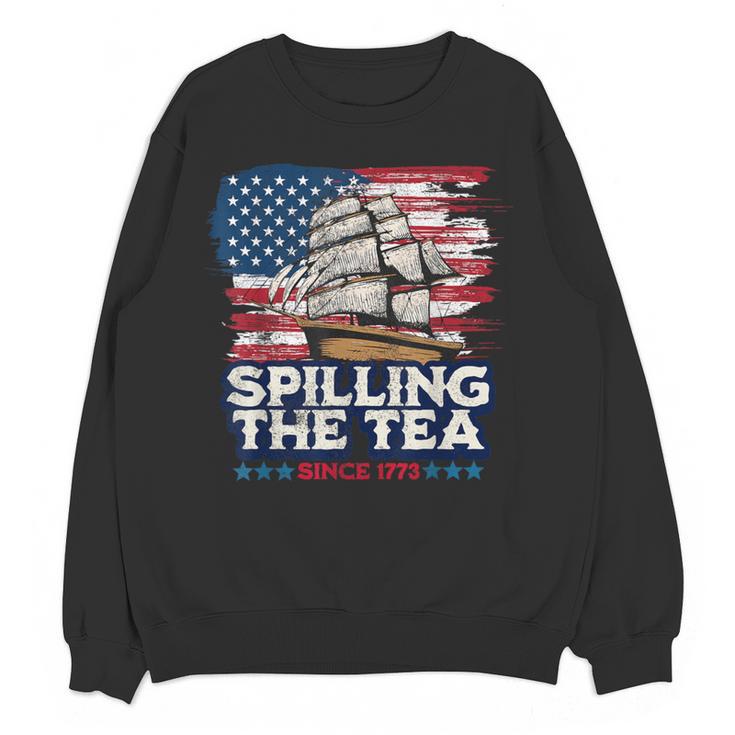 US History Teacher Boston Spilling The Tea Since 1773 Women Crewneck Sweatshirt, novelty gifts, funny gifts US History Teacher Boston Spilling The Tea Since 1773 Women Crewneck Sweatshirt, novelty gifts, funny gifts