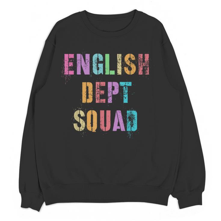 Vintage ENGLISH DEPT SQUAD Back To School Teacher Student Women Crewneck Sweatshirt, novelty gifts, funny gifts Vintage ENGLISH DEPT SQUAD Back To School Teacher Student Women Crewneck Sweatshirt, novelty gifts, funny gifts
