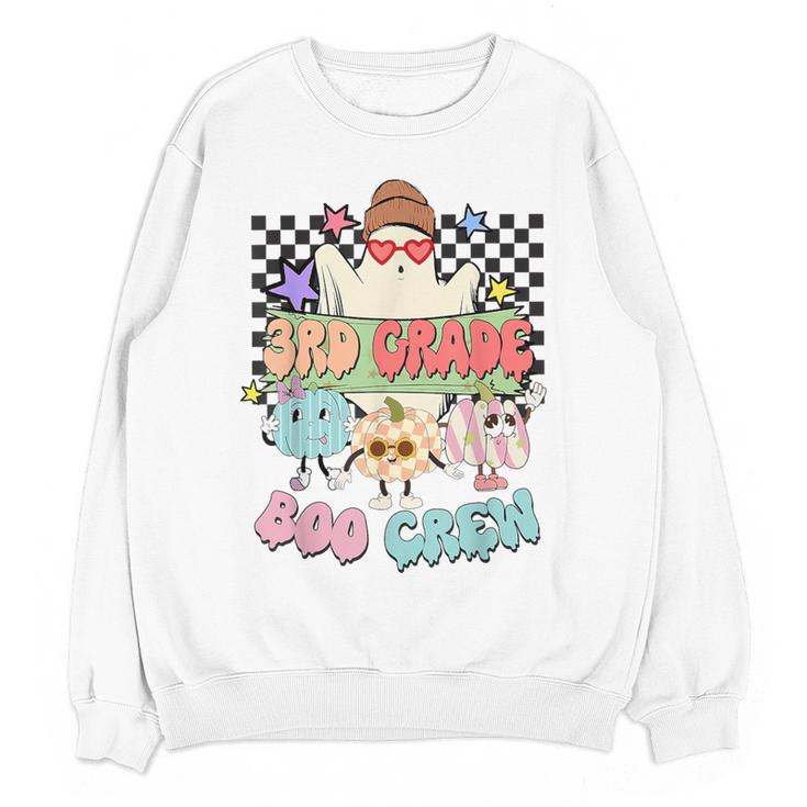 3rd Grade Boo Crew Third Grade Halloween Costume Teacher Kid Women Crewneck Sweatshirt, novelty gifts, funny gifts 3rd Grade Boo Crew Third Grade Halloween Costume Teacher Kid Women Crewneck Sweatshirt, novelty gifts, funny gifts