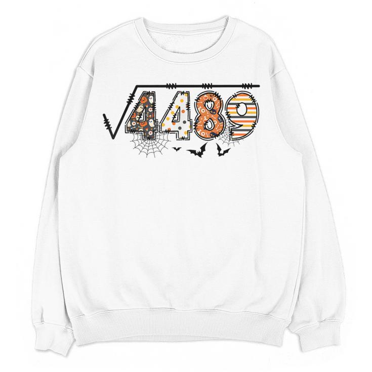 6 7 Square Root Of 4489 Slang Math Teacher Halloween Women Crewneck Sweatshirt, novelty gifts, funny gifts 6 7 Square Root Of 4489 Slang Math Teacher Halloween Women Crewneck Sweatshirt, novelty gifts, funny gifts