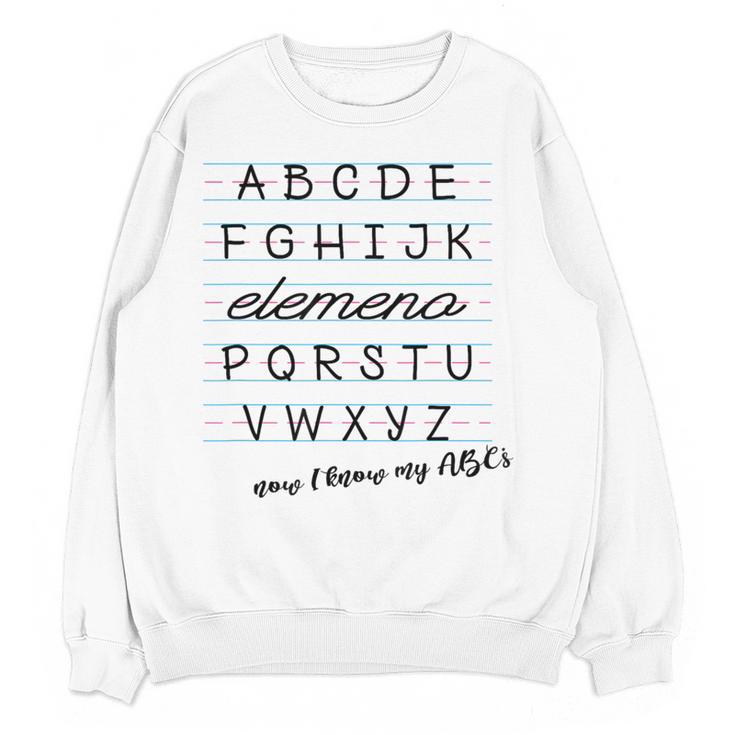ABC Elemeno Shirt Alphabet Kindergarten Preschool Teacher Women Crewneck Sweatshirt, novelty gifts, funny gifts ABC Elemeno Shirt Alphabet Kindergarten Preschool Teacher Women Crewneck Sweatshirt, novelty gifts, funny gifts