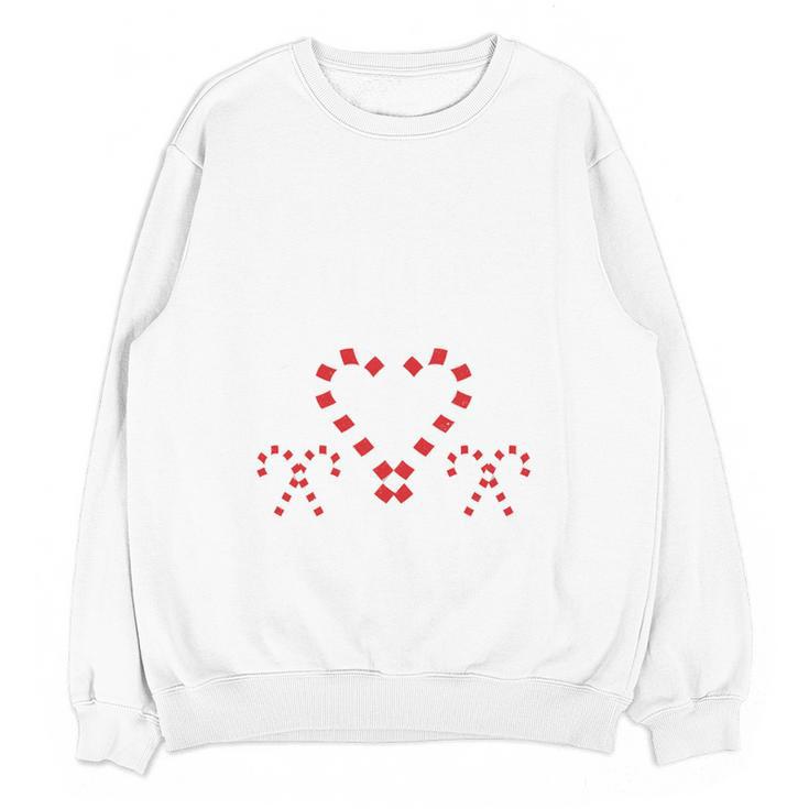 Christmas Candy Cane Work Of Heart Fourth 4th Grade Teacher Women Crewneck Sweatshirt, novelty gifts, funny gifts Christmas Candy Cane Work Of Heart Fourth 4th Grade Teacher Women Crewneck Sweatshirt, novelty gifts, funny gifts