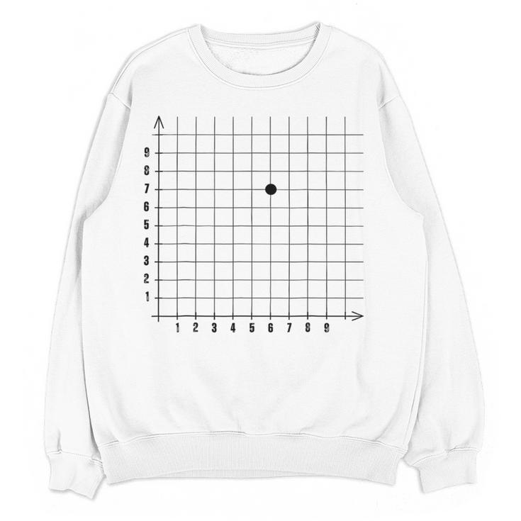 Coordinate 67 67 Math 67 Teacher Math Lover Boys Kids Women Crewneck Sweatshirt, novelty gifts, funny gifts