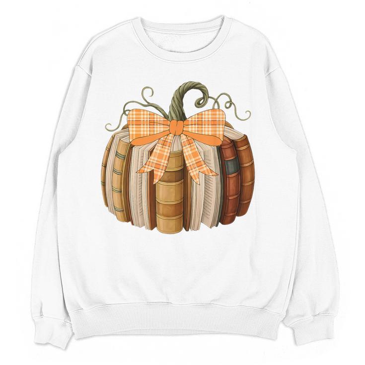 Fall Book Pumpkin Halloween Teacher Librarian Thanksgiving Women Crewneck Sweatshirt, novelty gifts, funny gifts Fall Book Pumpkin Halloween Teacher Librarian Thanksgiving Women Crewneck Sweatshirt, novelty gifts, funny gifts