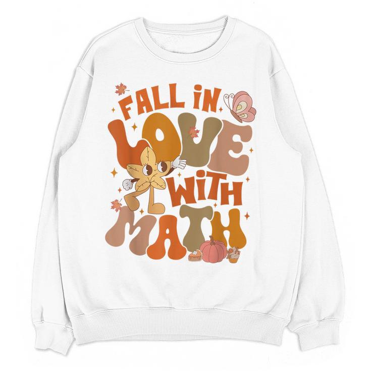 Fall In Love With Science Math Teacher Fall Thanksgiving Women Crewneck Sweatshirt, novelty gifts, funny gifts Fall In Love With Science Math Teacher Fall Thanksgiving Women Crewneck Sweatshirt, novelty gifts, funny gifts