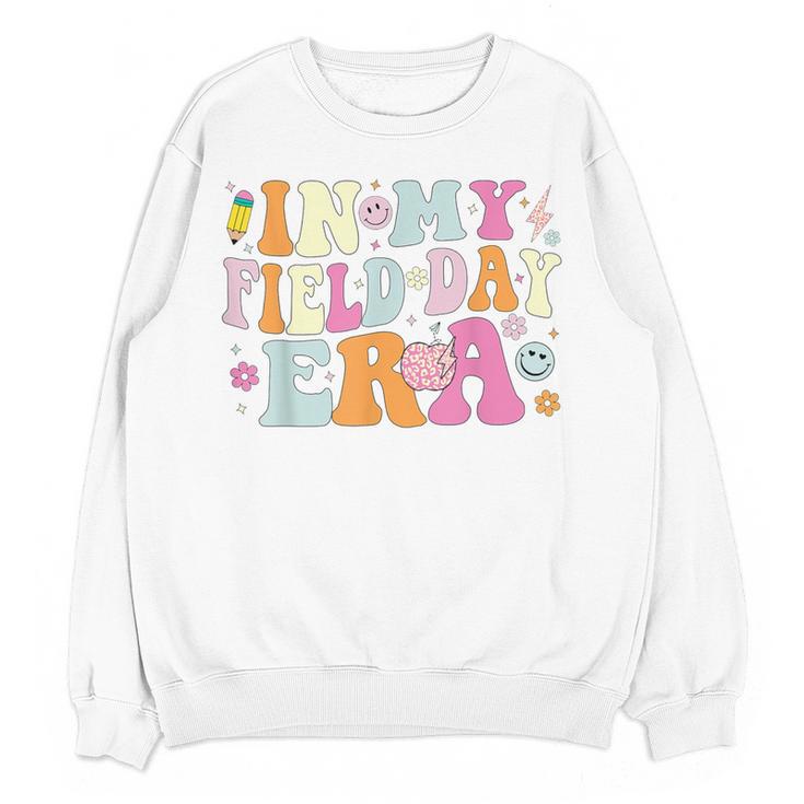 In My Field Day Era Teacher Kids Cute Groovy Field Day Women Crewneck Sweatshirt, novelty gifts, funny gifts In My Field Day Era Teacher Kids Cute Groovy Field Day Women Crewneck Sweatshirt, novelty gifts, funny gifts