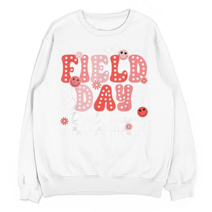 Field Day Red Team Outdoor Field Day Games For Kids Teacher Women Crewneck Sweatshirt, novelty gifts, funny gifts Field Day Red Team Outdoor Field Day Games For Kids Teacher Women Crewneck Sweatshirt, novelty gifts, funny gifts