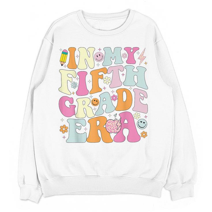 In My Fifth Grade Era 5th Grade Era Teacher Back To School Women Crewneck Sweatshirt, novelty gifts, funny gifts In My Fifth Grade Era 5th Grade Era Teacher Back To School Women Crewneck Sweatshirt, novelty gifts, funny gifts