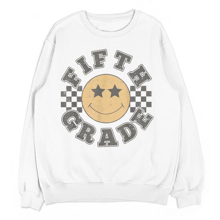 Fifth Grade Teacher First Day Of 5th Grade Back To School Women Crewneck Sweatshirt, novelty gifts, funny gifts Fifth Grade Teacher First Day Of 5th Grade Back To School Women Crewneck Sweatshirt, novelty gifts, funny gifts