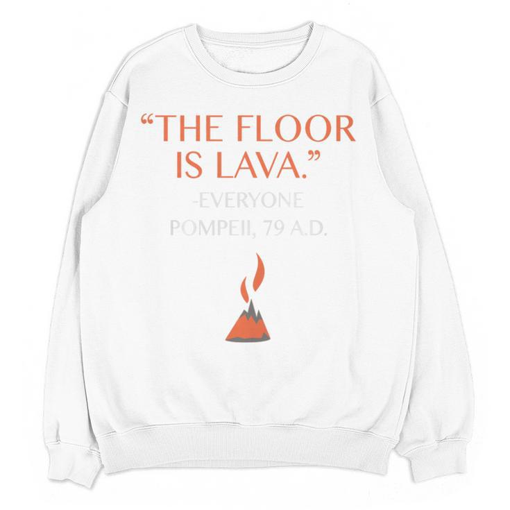 The Floor Is Lava For History Lovers & Teachers Premium Tri-Blend Women Crewneck Sweatshirt, novelty gifts, funny gifts The Floor Is Lava For History Lovers & Teachers Premium Tri-Blend Women Crewneck Sweatshirt, novelty gifts, funny gifts