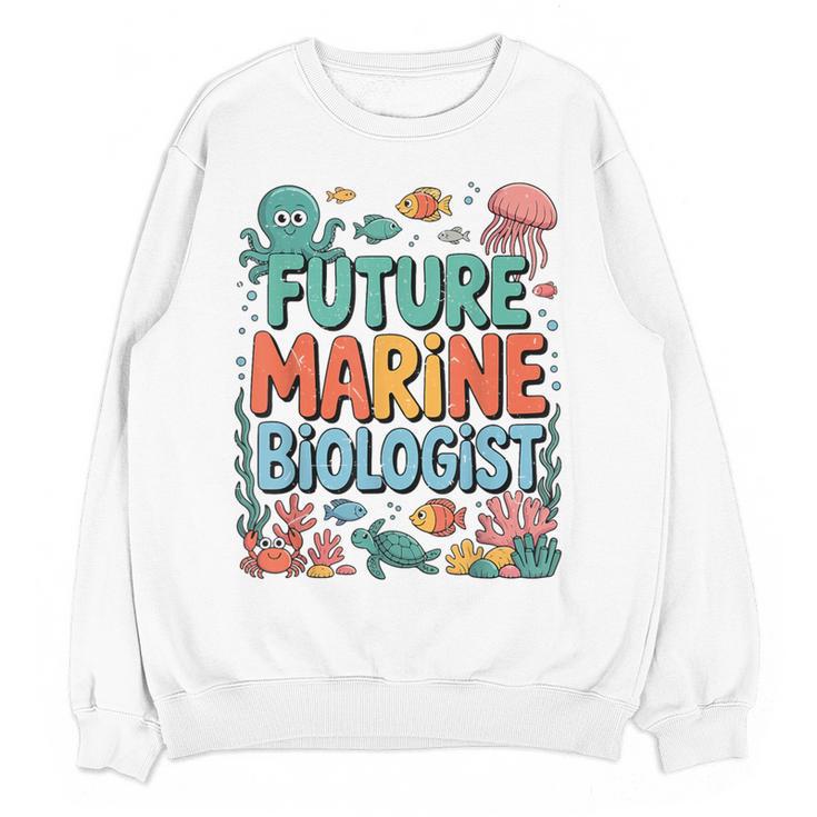 Future Marine Biologist Student Biology Teacher Kids Women Crewneck Sweatshirt, novelty gifts, funny gifts Future Marine Biologist Student Biology Teacher Kids Women Crewneck Sweatshirt, novelty gifts, funny gifts