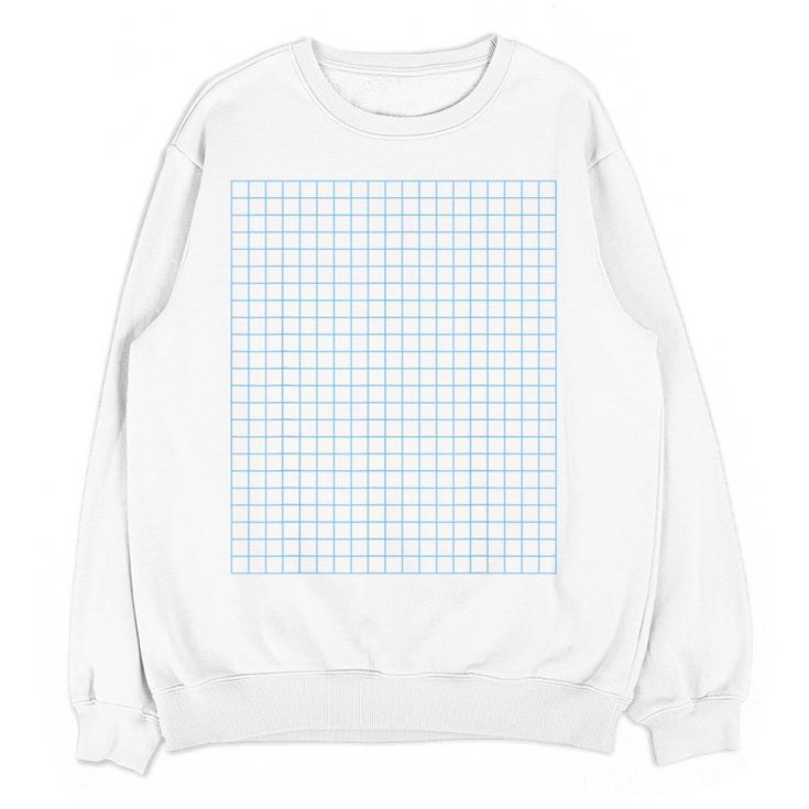 Graph Paper Engineer Architecture Math Teacher Costume Women Crewneck Sweatshirt, novelty gifts, funny gifts