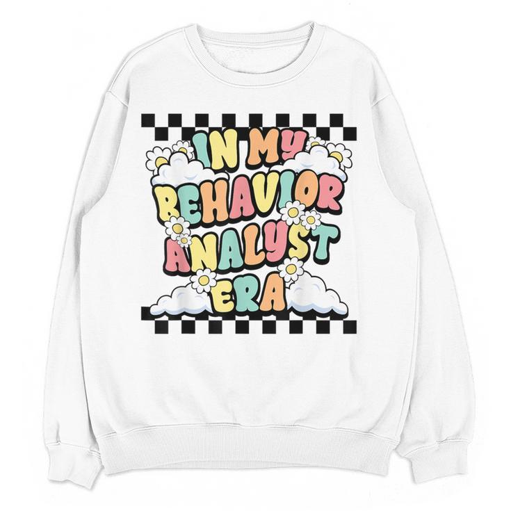 Groovy ABA RBT Therapist In My Behavior Analyst Era Teacher Women Crewneck Sweatshirt, novelty gifts, funny gifts Groovy ABA RBT Therapist In My Behavior Analyst Era Teacher Women Crewneck Sweatshirt, novelty gifts, funny gifts