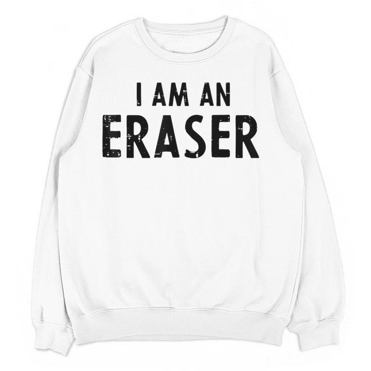 Halloween Teacher Im An Eraser Costume Kids Men Women Women Crewneck Sweatshirt, novelty gifts, funny gifts Halloween Teacher Im An Eraser Costume Kids Men Women Women Crewneck Sweatshirt, novelty gifts, funny gifts