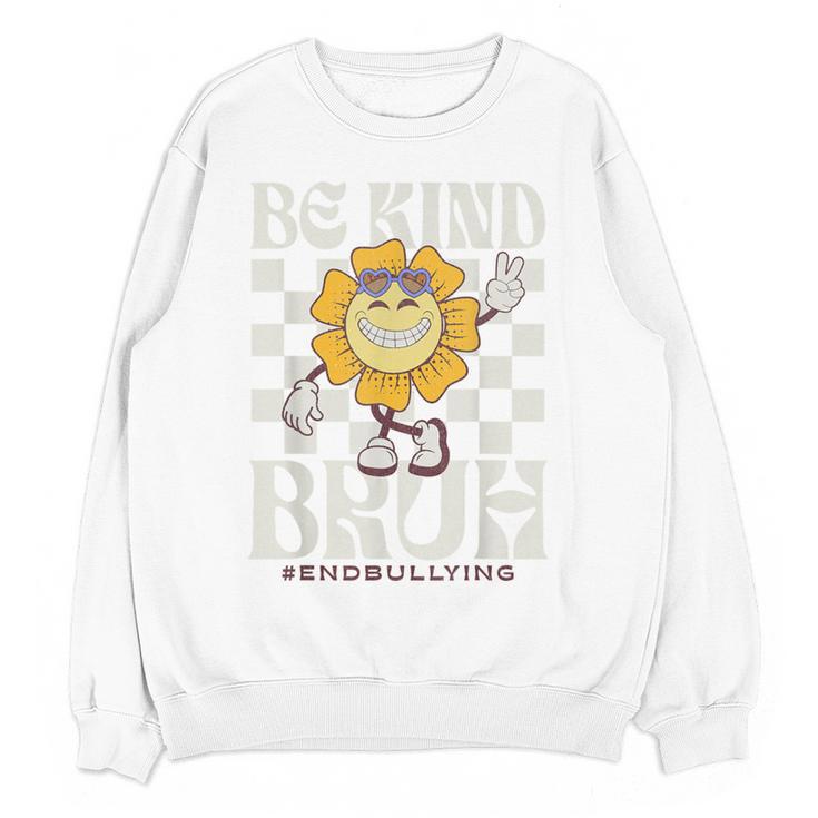 Be Kind Unity Day Orange Anti Bullying For Kids Teachers Women Crewneck Sweatshirt, novelty gifts, funny gifts
